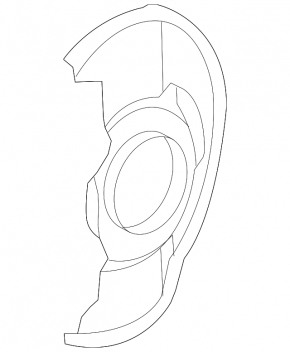 Brake Disc Cover Front Left Honda CRV 12-16