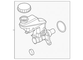 Nissan Sentra 20-22 Master Brake Cylinder with Reservoir