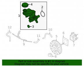 Nissan Sentra 20-22 Master Brake Cylinder with Reservoir