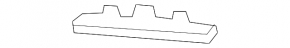 Front bumper mount, right lower fender, BMW 3 F30 12-18