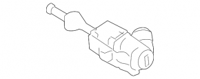 Front left lock cylinder BMW 3 F30 12-18