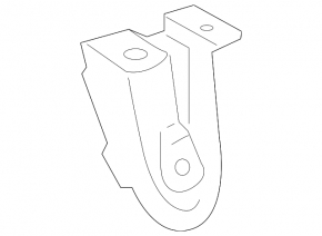 Muffler bracket right Toyota Prius 30 10-15