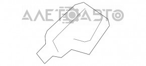 Bonnet Lock Opening Handle Interior Lexus ES300h ES350 19 Black