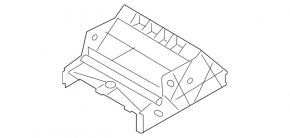 The bare heater housing (top part) for a 19-26 VW Jetta, without the actuator.