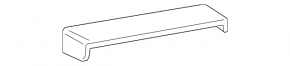 Roof trim rear right Toyota Rav4 19-