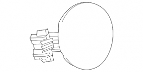 Lexus CT200h 11-17 Fuel Filler Door