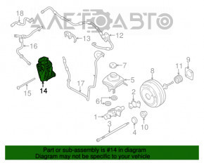 Vacuum pump electric Porsche Cayenne 958 11-17