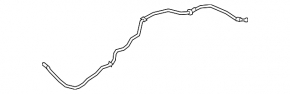 Hood release cable rear part Kia Forte 19-24