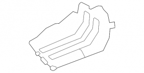 Rear left protection Hyundai Sonata 11-15