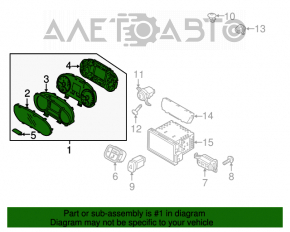 Instrument cluster Kia Optima 16-