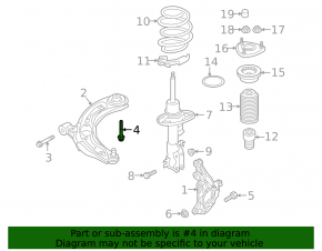 Mazda CX-50 Front Subframe Mounting Bolt (2pcs) 23-25 150mm