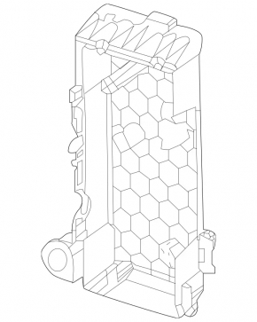 Mercedes X167 GLS 450 580 20-26 trunk fuse box housing