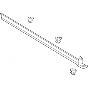 Left threshold Ford Escape MK3 17-19 rest