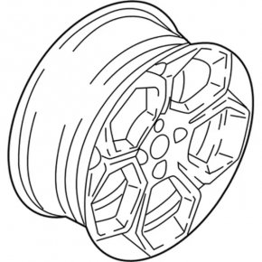Wheel disk R17 Ford Ecosport 18-22 type 2
