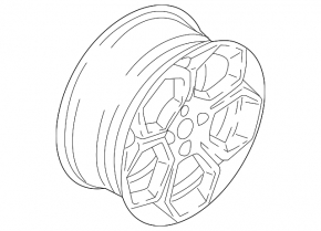 Wheel disk R17 Ford Ecosport 18-22 type 2
