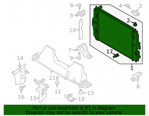 Mazda MX-5 16-25 Manual Transmission, 2.0T Water Cooling Radiator