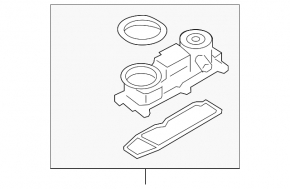 Oil separator Porsche Cayenne 19-26 2.9, 3.0