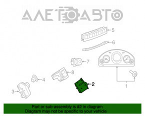 Light control Mercedes CLA 14-19 without fog lights