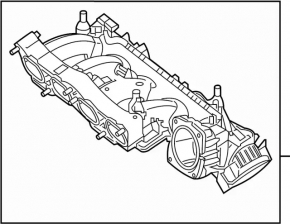 Intake manifold for Infiniti QX30 17-19