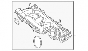 Intake manifold for Infiniti QX30 17-19