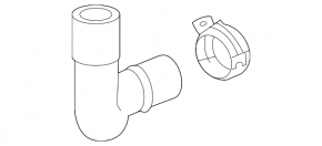 Upper cooling pipe Honda CRV 20-22 hybrid