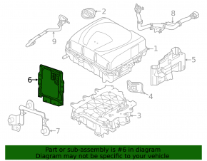 ECU block engine computer Nissan Leaf 13-14