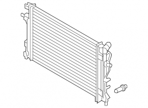 Radiator cooling water Hyundai Elantra AD 17-20 2.0