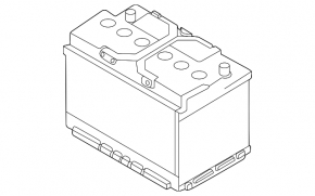 Battery 12v KIA OPTIMA 16- 70Ah 760A Euro AGM +-Reverse EXIDE