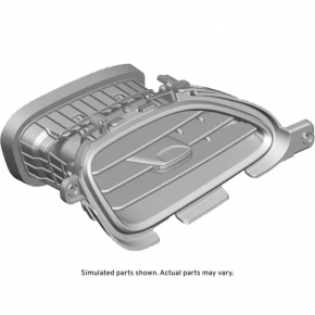 Left dashboard air duct deflector Chevrolet Bolt 17-21
