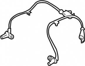 Rear left ABS sensor for Infiniti FX35 QX70 09-17