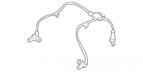 Rear left ABS sensor for Infiniti FX35 QX70 09-17