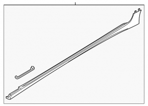 Left threshold Audi A6 C8 19-
