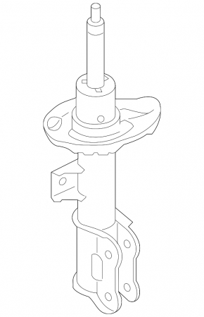 Shock absorber front left Hyundai Sonata 16-19 hybrid SACHS