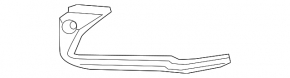 Front bumper mount for headlight left Subaru Outback 15-19