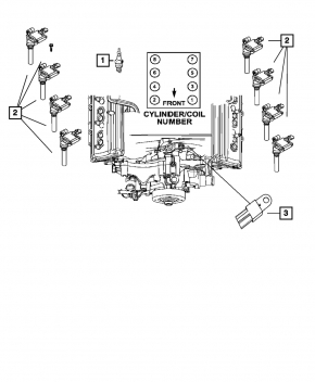 Ignition Coil Dodge Durango 11-24 5.7, 6.2, 6.4