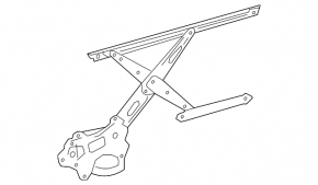 Front left window lifter with motor for Toyota Rav4 2013-2018