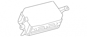 Airbag passenger in the dashboard Lexus NX200t NX300 NX300h 15-21