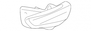 Left side mirror turn signal repeater for Toyota Corolla 20-26