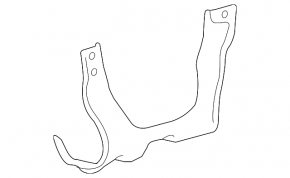 Bracket ECU block computer engine Lexus RX350 10-15 2 parts