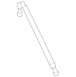 Right tailgate shock absorber for Nissan Versa Note 13-19