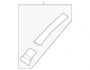 Roof lining left Subaru XV Crosstrek 18-23 front