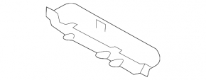 Front panel clock Kia Forte 4d 17-18 rest