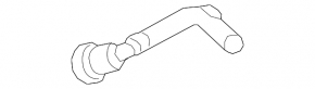Cooling system return pipe first Porsche Macan 15-18 3.0T, 3.6T