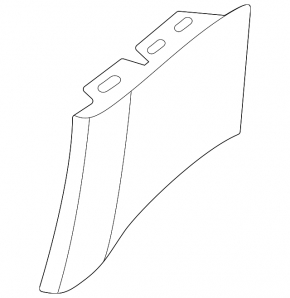 Lower front right fender liner for Porsche Taycan 20-26