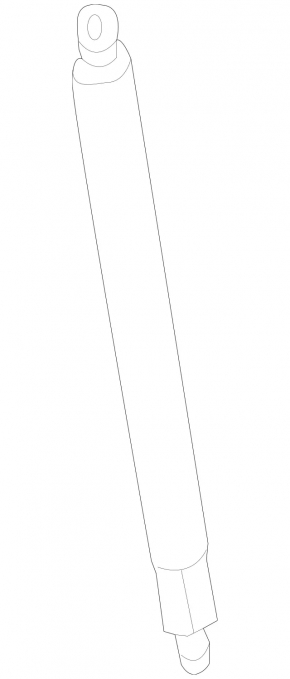Left tailgate shock absorber Mercedes Metris W447 16-23
