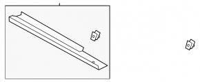 Front left threshold Ford C-max MK2 13-18 structure