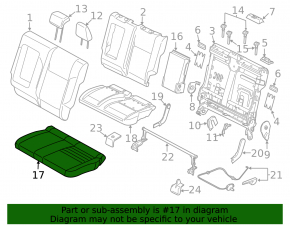 Rear row of seats 2 row Ford C-max MK2 13-18 leather beige