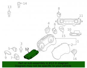 Temperature Module Nissan Maxima A36 16-18 prerest