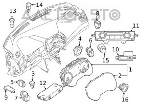Temperature Module Nissan Maxima A36 16-18 prerest