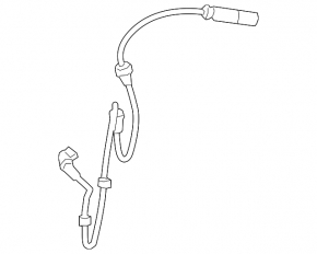 Shock absorber wire rear right BMW X5 G05 19-23